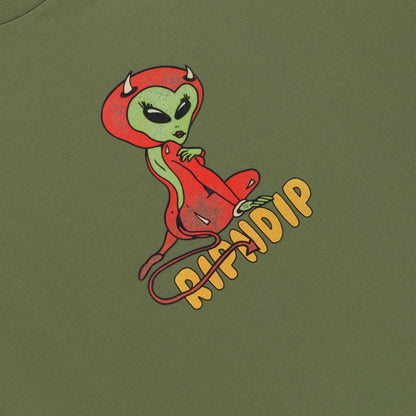 Ripndip "Devil Alien" Tee (Dusty Forest)