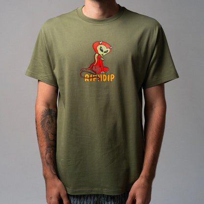 Ripndip "Devil Alien" Tee (Dusty Forest)
