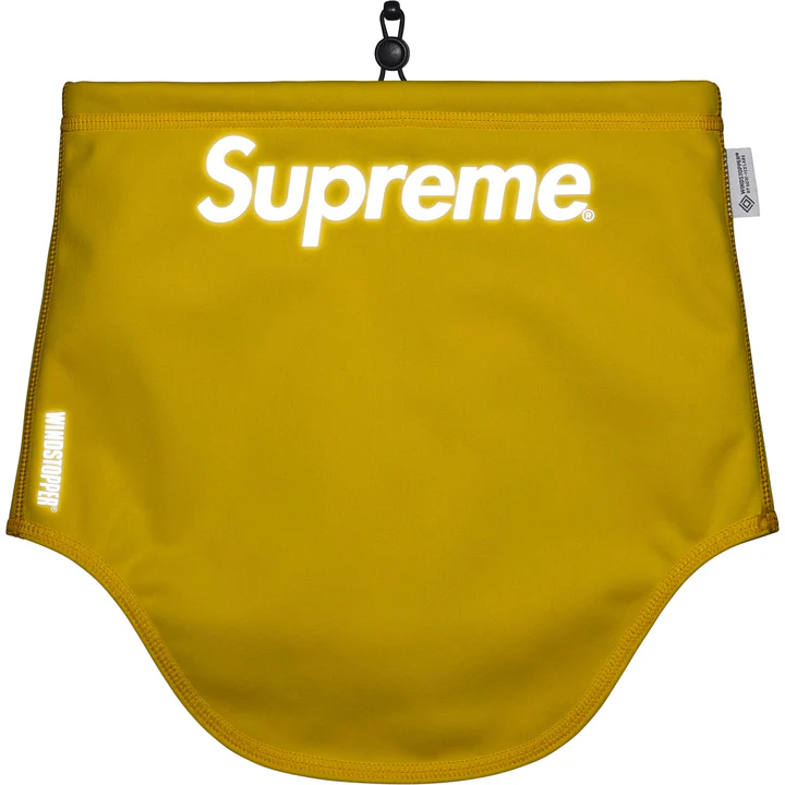 Supreme x WINDSTOPPER® Neck Gaiter (Yellow)