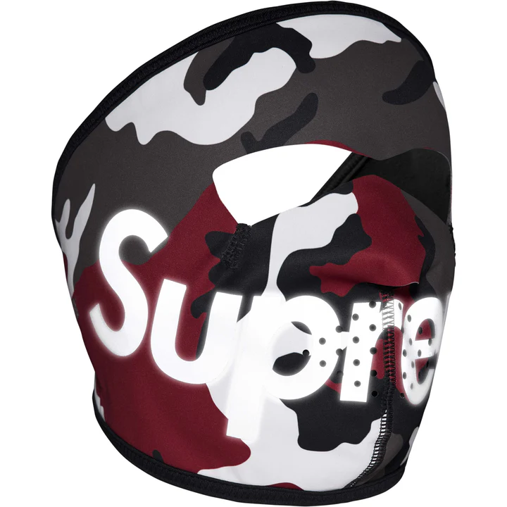 Supreme x WINDSTOPPER® Facemask (Red Camo)