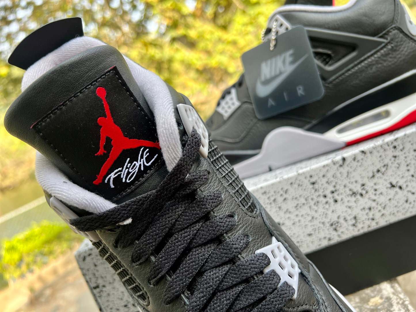 Air Jordan 4 Retro "Bred" (Reimagined)