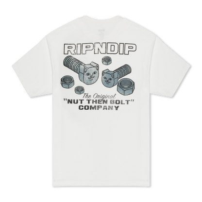 Ripndip Nut Then Bolt Pocket Tee (Bone)