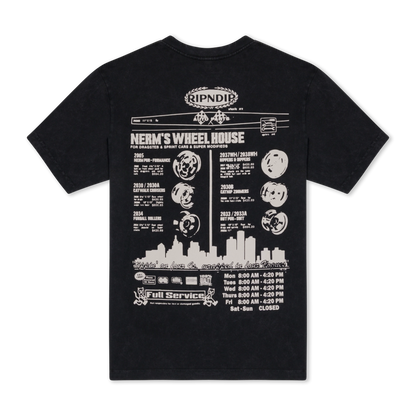 Ripndip Nerm Wheels Tee (Black Vintage)