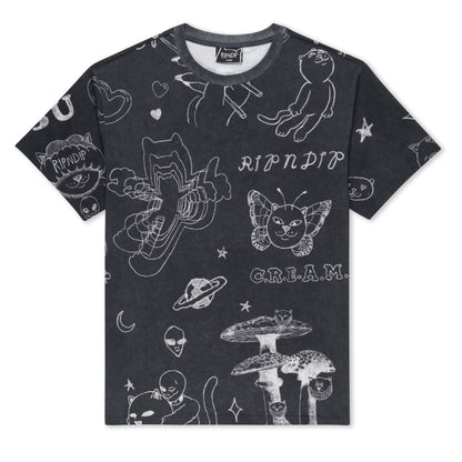 Ripndip Nermal Domination Tee (Black Wash)