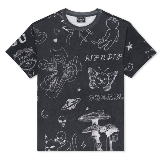 Ripndip Nermal Domination Tee (Black Wash)