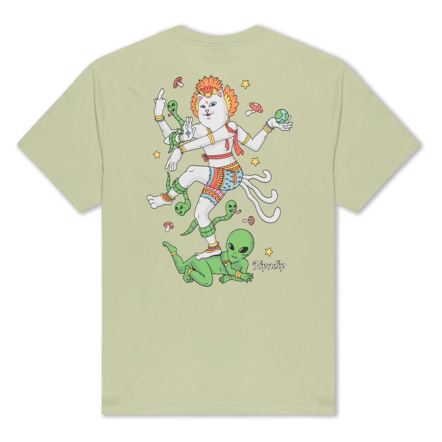 Ripndip Alien Whisperer Tee (Light Moss)