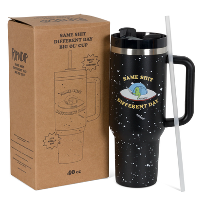 Ripndip "Same Shit Different Day" Big Cup Tumbler (Black)