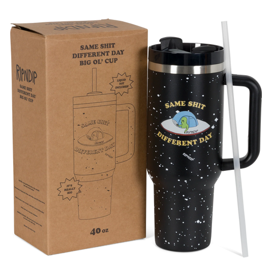 Ripndip "Same Shit Different Day" Big Cup Tumbler (Black)