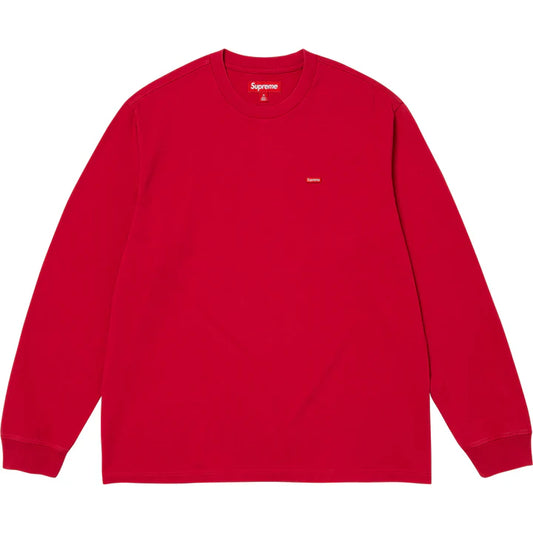 Supreme Small Box Logo L/S Tee (Dark Red)