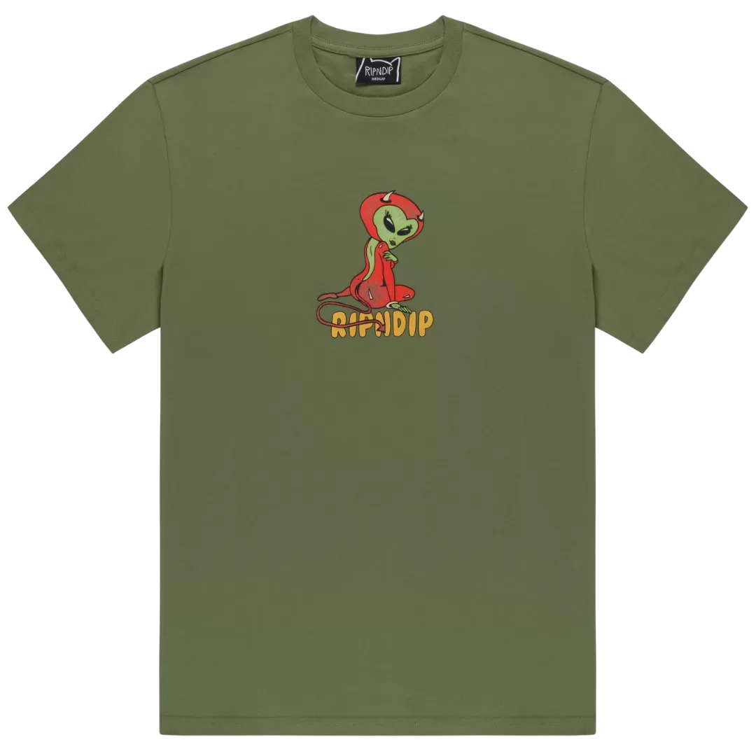 Ripndip "Devil Alien" Tee (Dusty Forest)