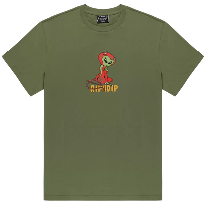 Ripndip "Devil Alien" Tee (Dusty Forest)