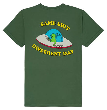 Same Shit Different Day Tee (Olive)