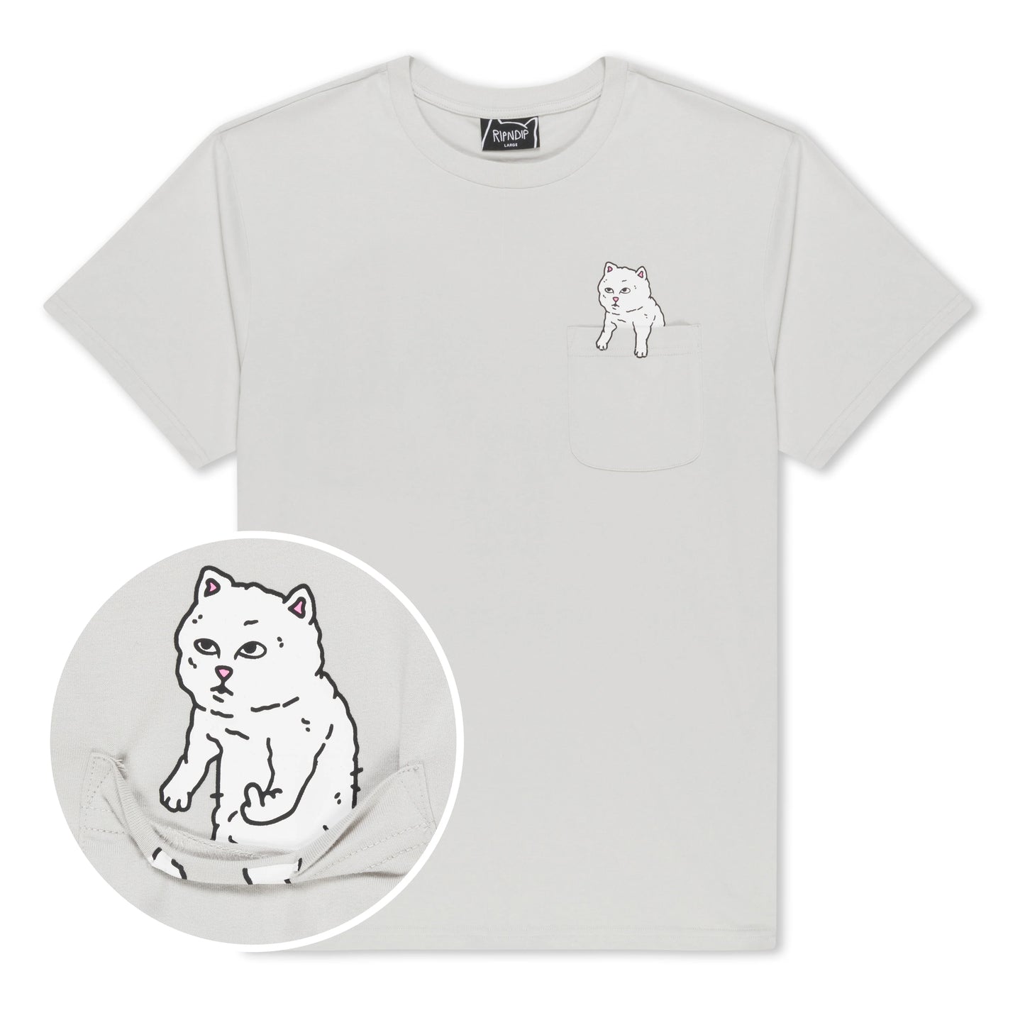 Ripndip For Sale Pocket Tee (Grey)