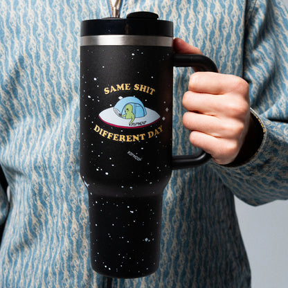 Ripndip "Same Shit Different Day" Big Cup Tumbler (Black)