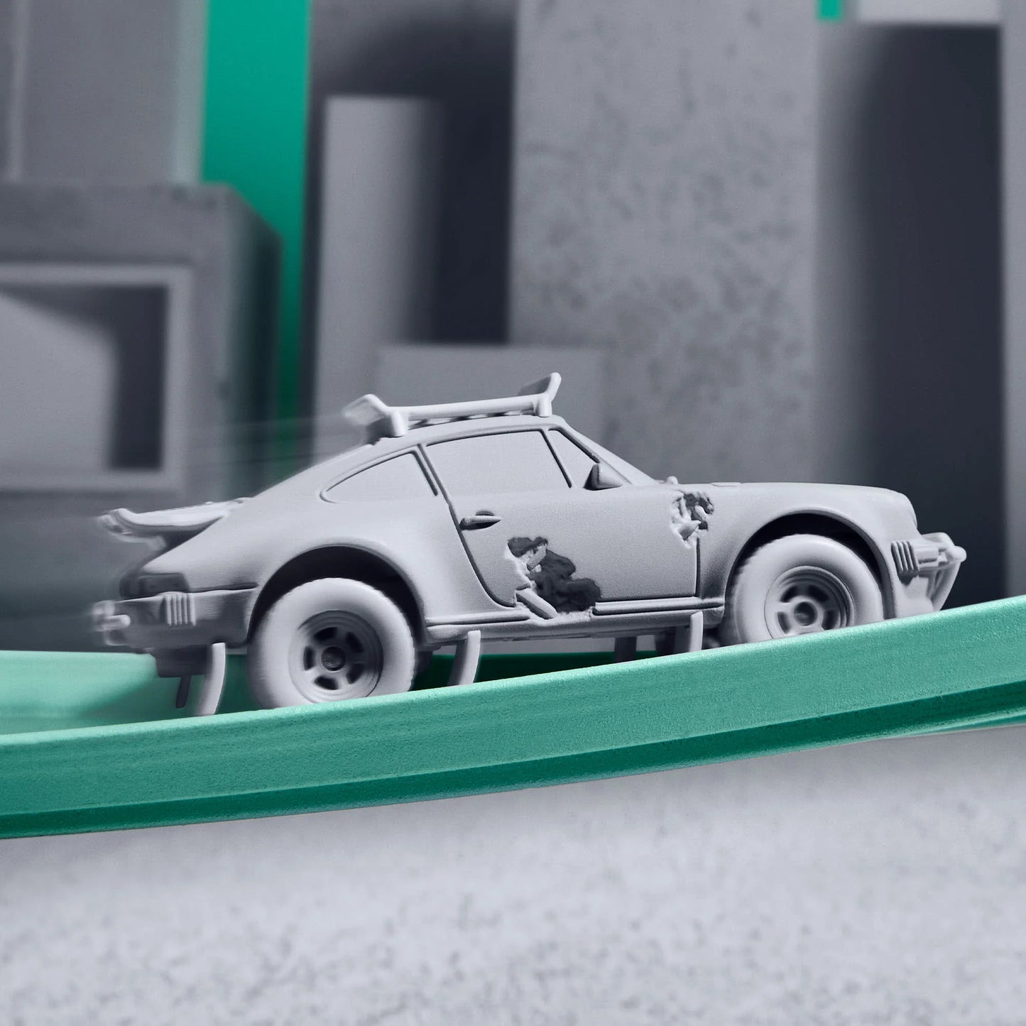 Hot Wheels x Daniel Arsham "Eroded Porsche Safari"