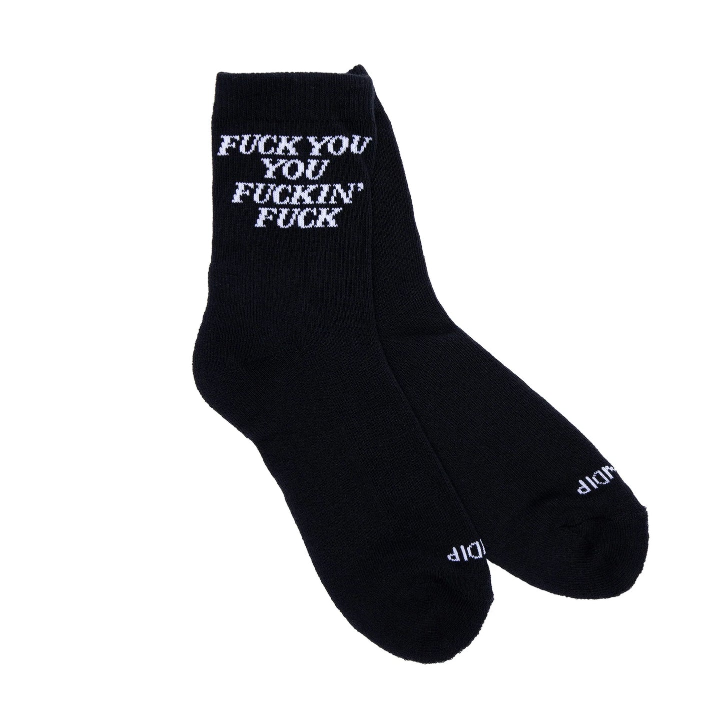 Fucking Fuck Mid Socks (Black)