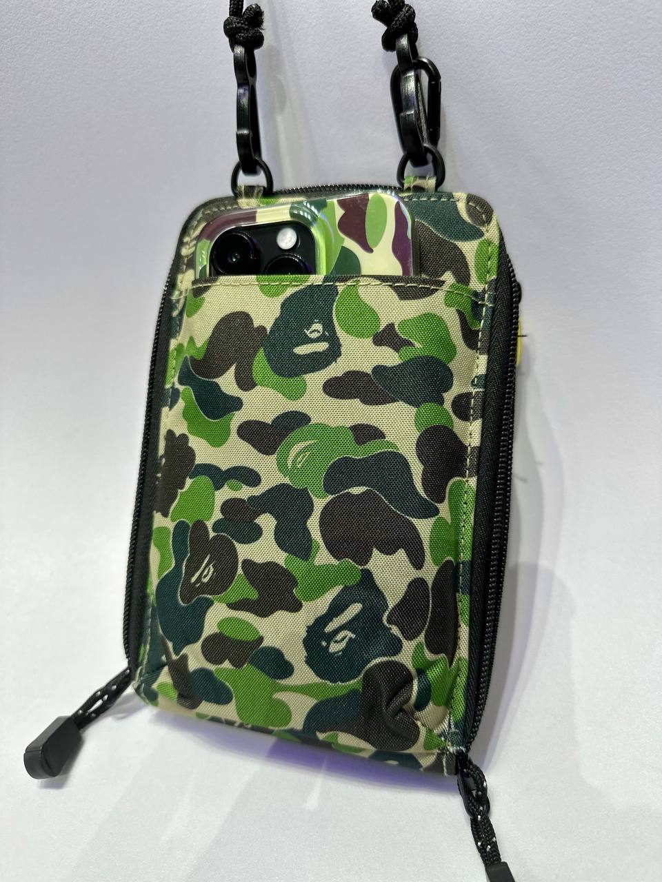 Shoulder Bag "Black" / "Green Camo"