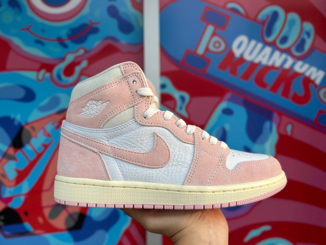 Washed Pink Air Jordan High Rosa Air Jordan High OG