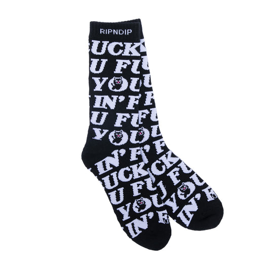 Fuckin' Fuck Socks (Black)