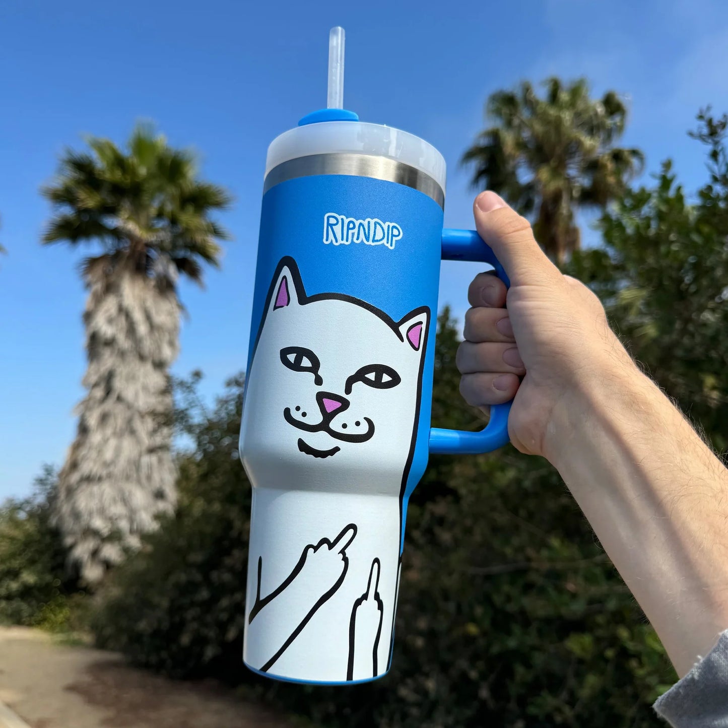 Ripndip "Lord Nermal" Big Cup Tumbler (Blue)