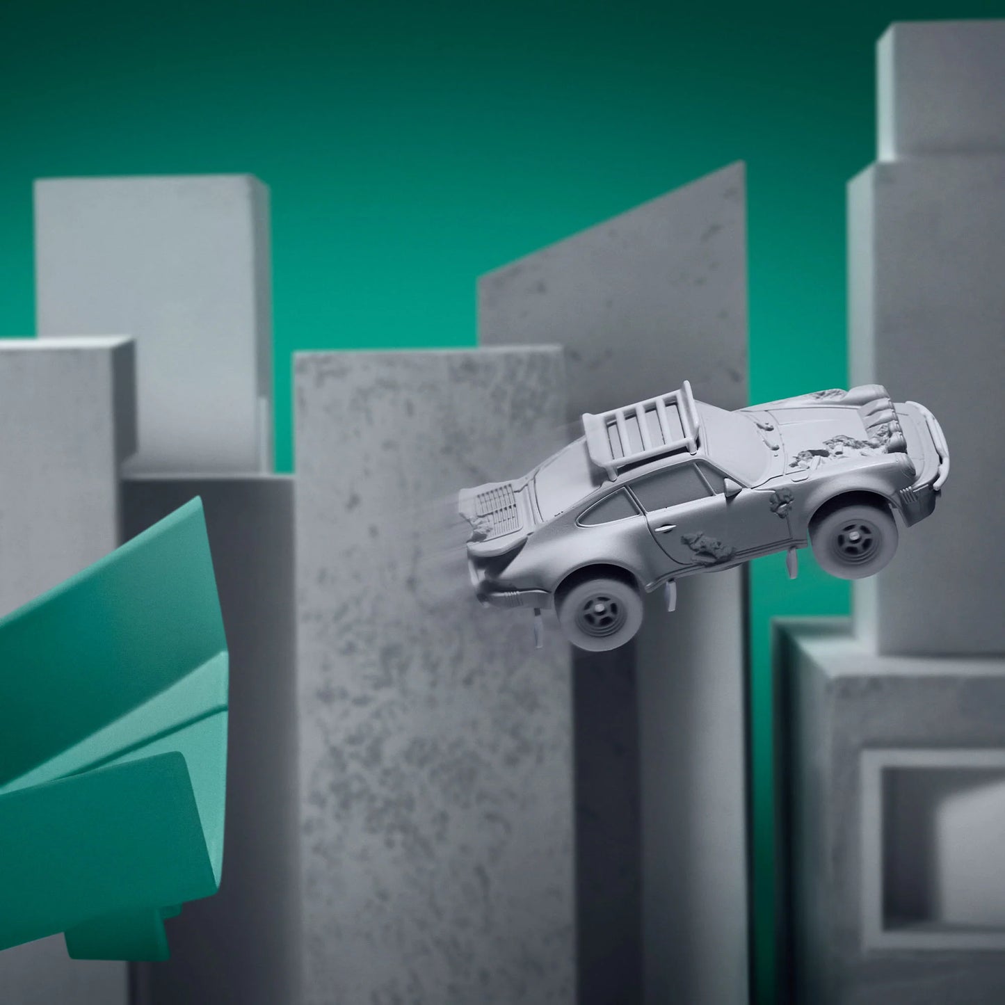 Hot Wheels x Daniel Arsham "Eroded Porsche Safari"