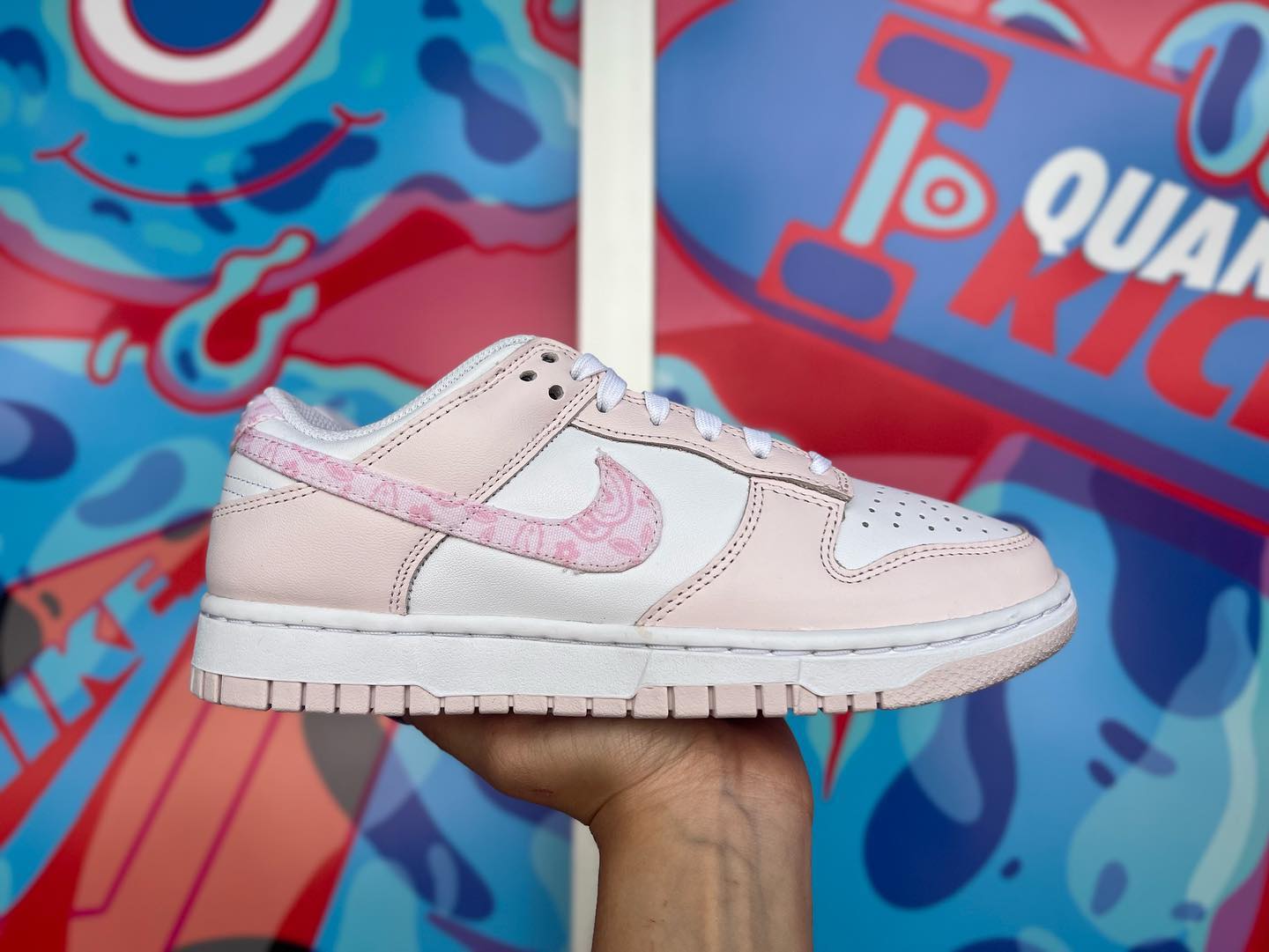 Dunk Low (W) "Pink Paisley"